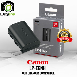 Canon Battery LP-E6NH ( LP-E6 , LP-E6N ) ** ของแท้ 100% For 60D 70D 80D 90D 6D 7D 5D EOS R ** รับประกัน 1 เดือน