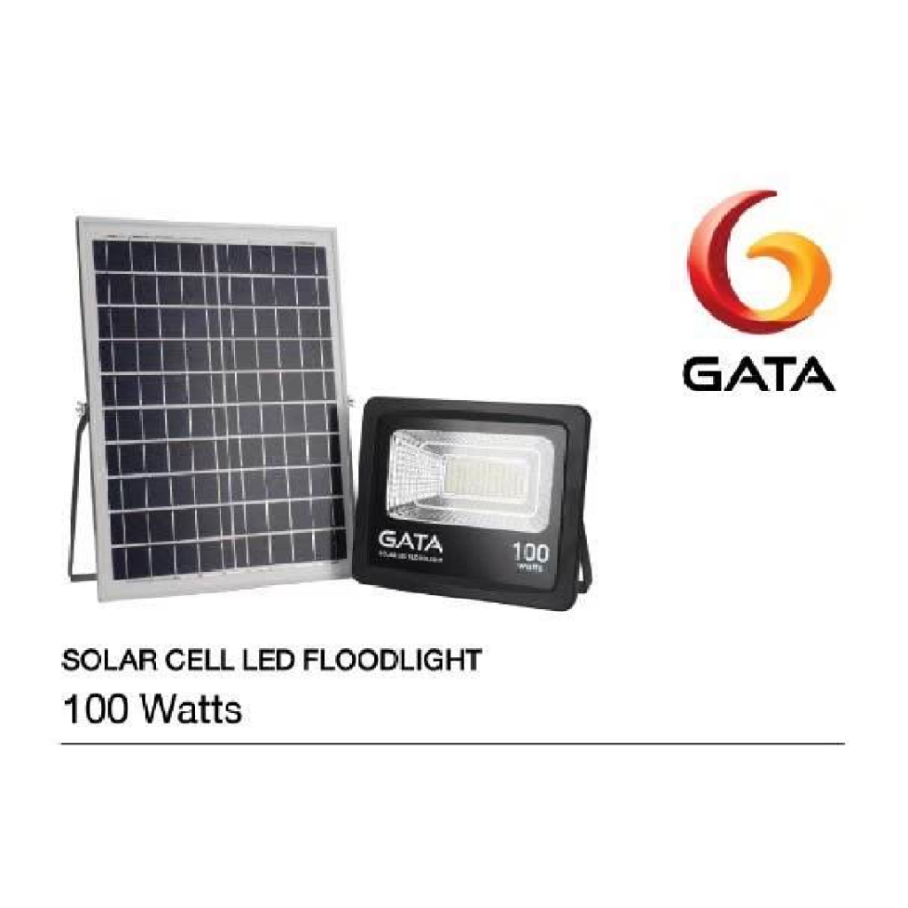 SOLAR CELL LED FLOODLIGHT โคมฟลัดไลท์ LED พลังงานแสงอาทิตย์ รุ่น100W ...