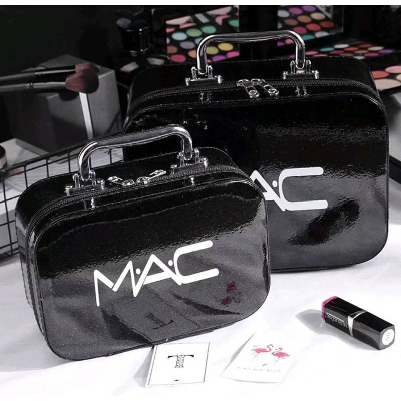 พร้อมส่งจากไทย-กระเป๋าเครื่องสำอาง-mac-แบบกลิตเตอร์-วิบวับ-สวย-หรู-ดูดี