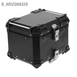 arizona329Universal สีดำ 45 ลิตร กล่องเก็บของอลูมิเนียม สำหรับรถจักรยานยนต์ Honda（Need shelves on the motorcycle）