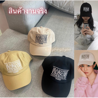 พร้อมส่ง✨🇰🇷Marithe francois girbaud CLASSIC LOGO CAP 🤍🇰🇷✨