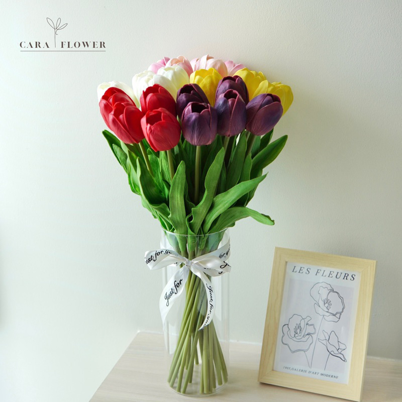 Tulip | ดอกทิวลิปปลอม ดอกไม้ปลอม ดอกไม้ประดิษฐ์ ดอกไม้ปลอมตกแต่งบ้าน พร ...