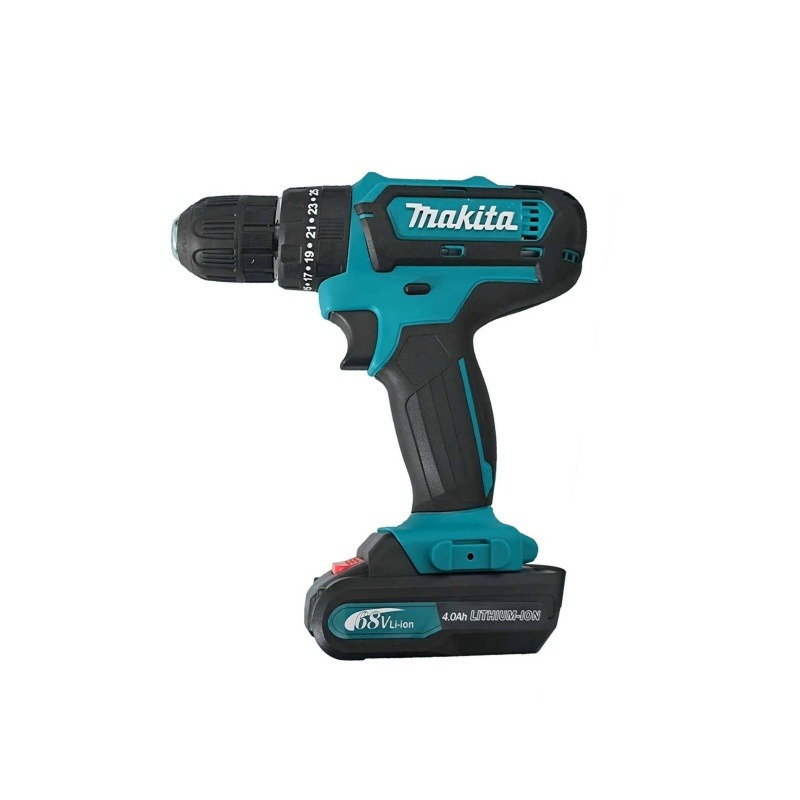 makita-สว่านไร้สาย-68v-3ระบบ-แบต2ก้อน-สว่านไฟฟ้ากระแทก-cordless-battery-electric-drill