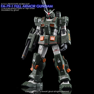 Water Decal [HG] FA-78-01 FULL ARMOR GUNDAM ของแท้จาก G-Rework