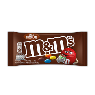 M&Ms Milk เอ็มแอนด์เอ็ม ช็อกโกแลตนมเคลือบน้ำตาล ช็อกโกแลต 37 ก. x 2