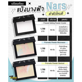 แป้งอัดแข็ง NARS Light Reflecting Setting Powder 10g. / 1.8g.