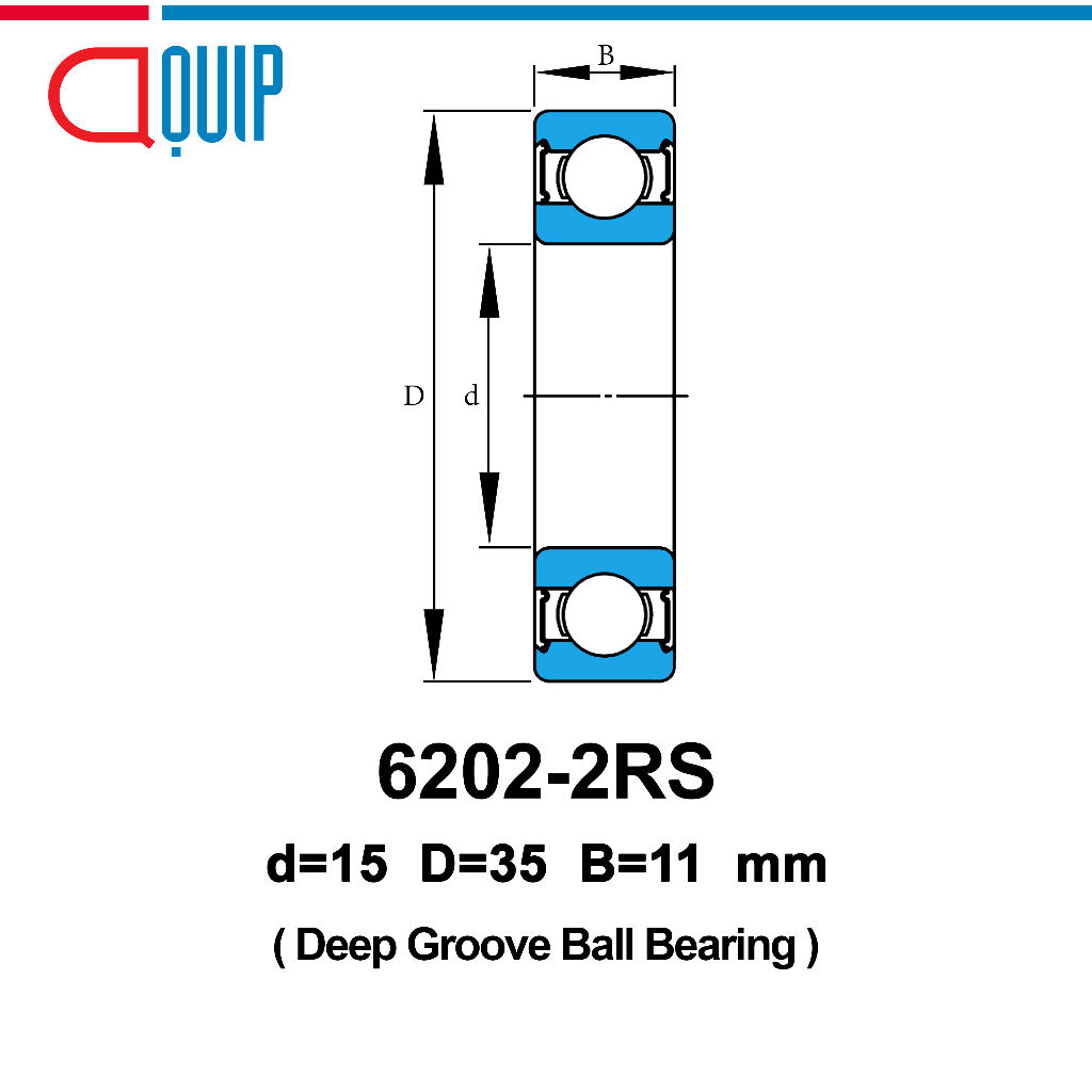 6202-2rs-sbc-ตลับลูกปืนเม็ดกลมร่องลึก-ฝายาง-2-ข้าง-deep-groove-ball-bearing-6202-2rs-6202rs