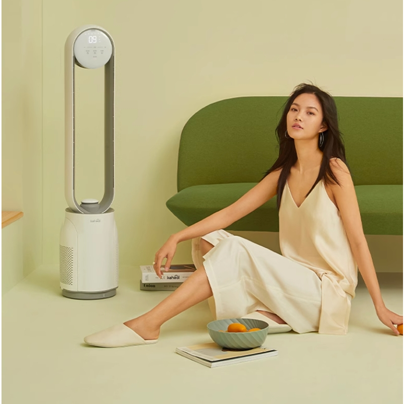 พัดลมฟอกอากาศ-พัดลมไร้ใบพัด-xiaomi-keheal-a2-leafless-fan-air-purifier-floor-standing-tower-bladeless-fan-พัดลมตั้งพื้น