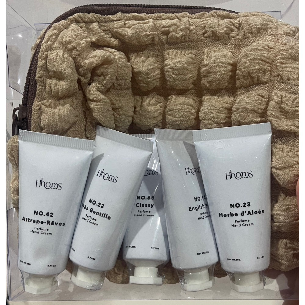 hhoms-set-hhoms-perfume-hand-cream-5-pcs-หอมส-เพอร์ฟูม-แฮนด์-ครีม-ช่วยบำรุงผิวมือและเล็บให้เนียนนุ่มชุ่มชื้น