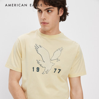 American Eagle Super Soft Logo Graphic T-Shirt เสื้อยืด ผู้ชาย กราฟฟิค (NMTS 017-2862-700)