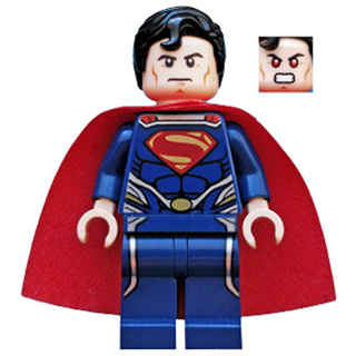 Lego part Minifigure : sh077 Superman - Dark Blue Suit (2013)