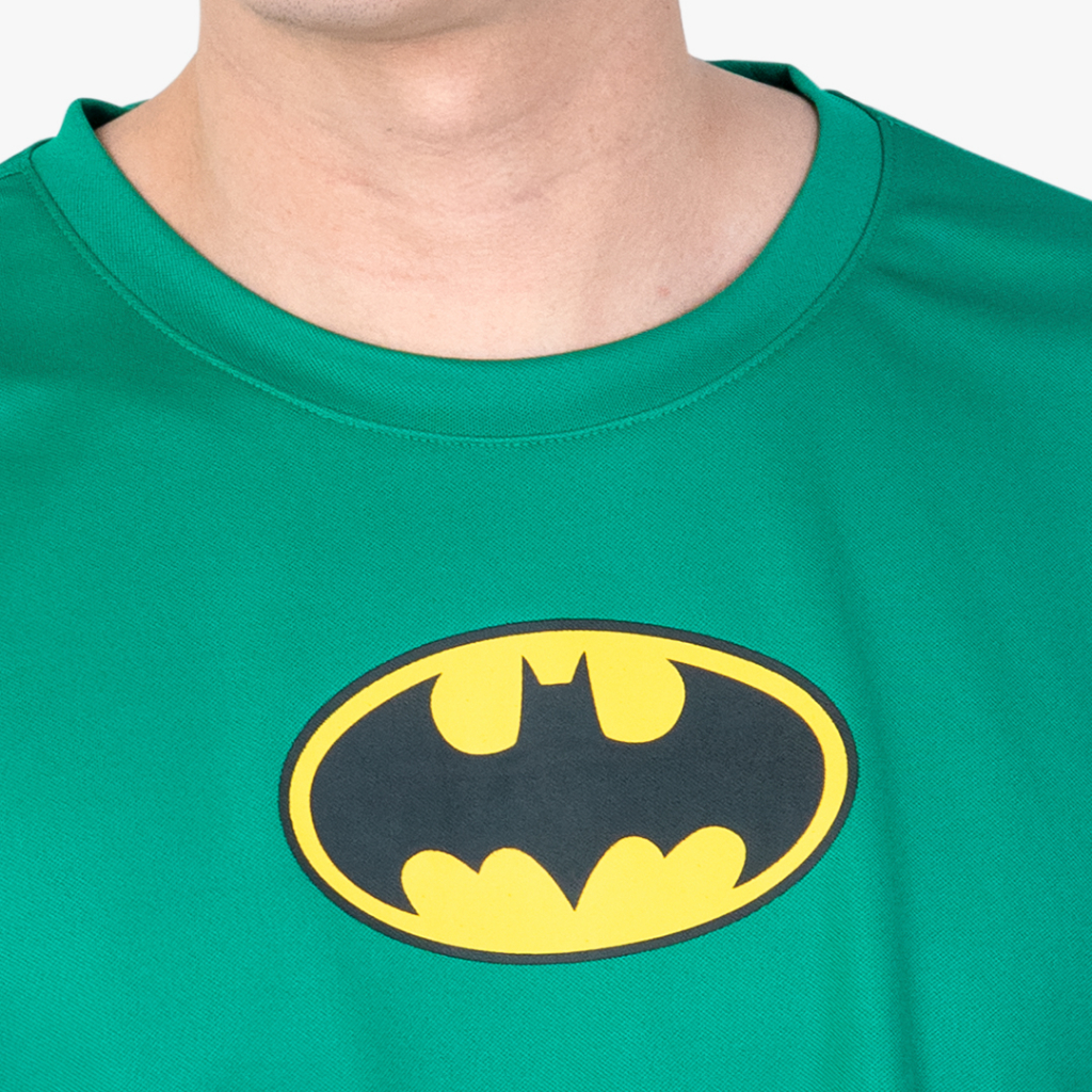 dosh-mens-t-shirts-batman-เสื้อยืดคอกลม-แขนสั้น-ผ้าโพลีเอสเตอร์-ผู้ชาย-fbmt5264-gr