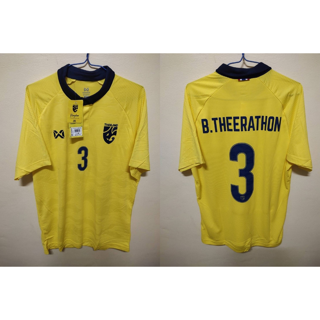 เสื้อทีมชาติไทย-2020-สีเหลือง-ของแท้ใหม่ป้ายห้อย