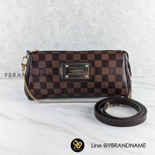 Louis Vuitton Damier Ebene Eva Clutch