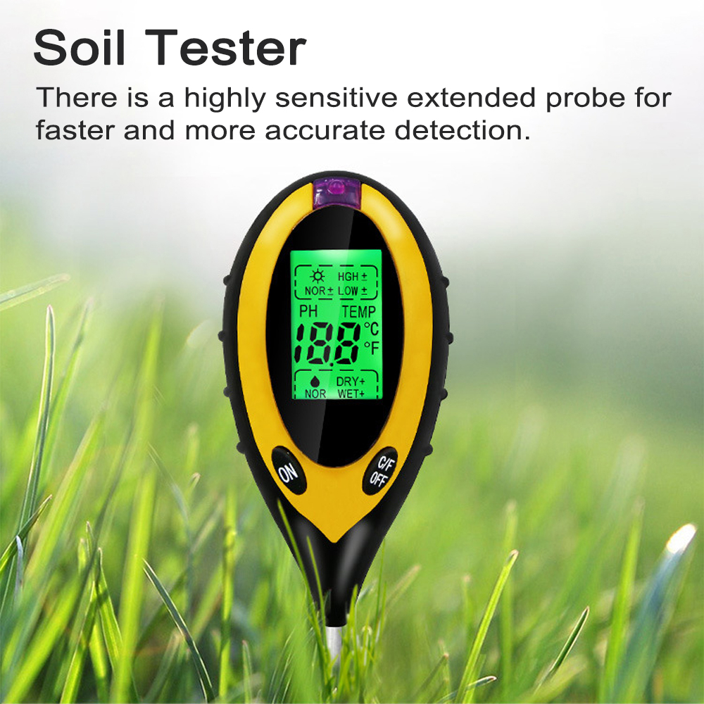 การจัดส่งในประเทศไทย-4in1-เครื่องวัดค่าดิน-soil-ph-meter-ความชื้น-อุณหภูมิ-แสง-เครื่องวัดดิน-ระบบดิจิตอล-soil-survey-in