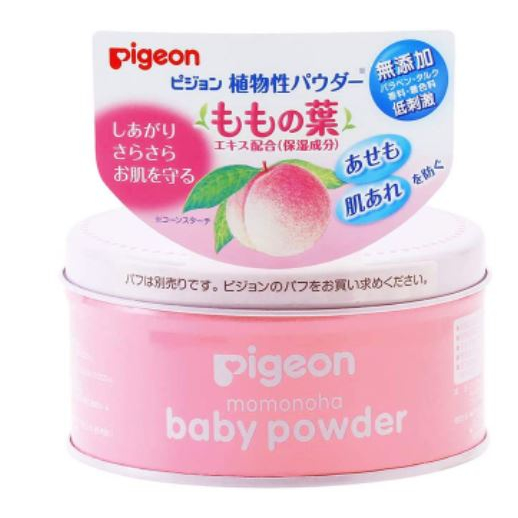 แป้งฝุ้นสำหรับเด็กเล็ก-pigeon-pigeon-baby-powder-peach-125-g