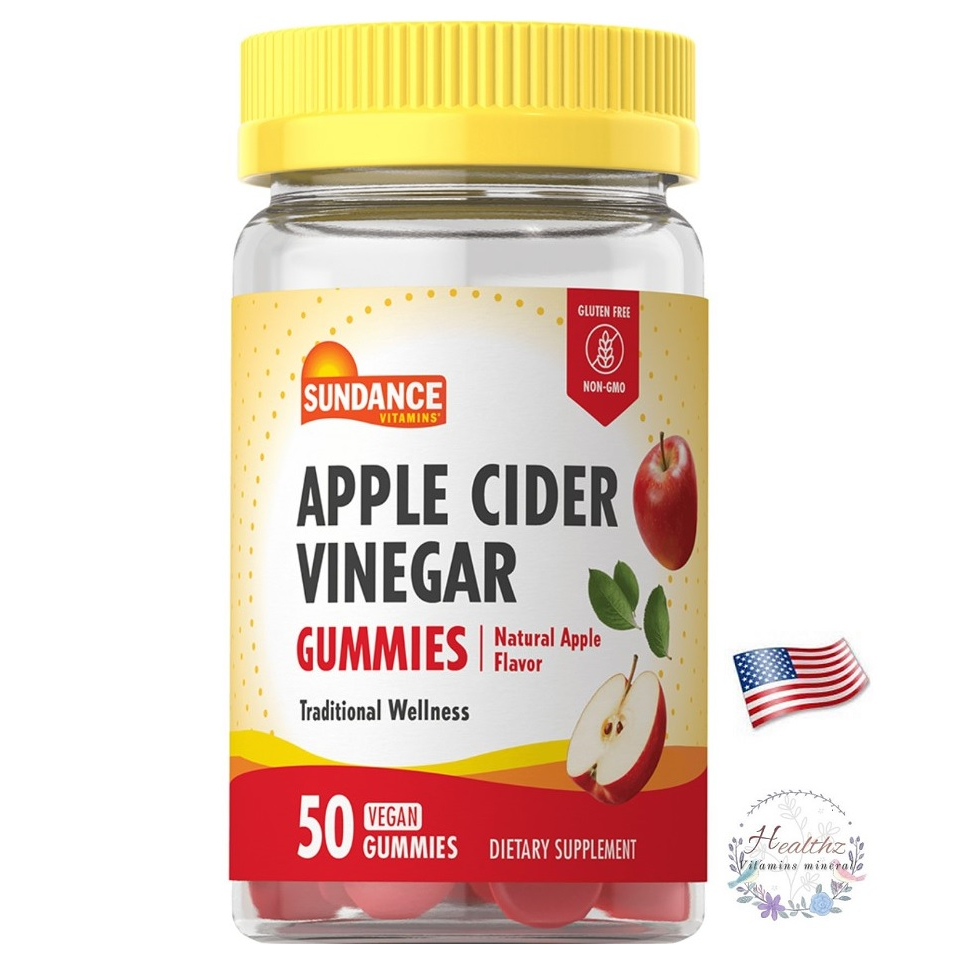 Apple Cider Vinegar 400 mg 50 Vegan Gummies แอปเปิ้ลไซเดอร์ กัมมี่ ...