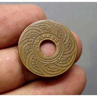 เหรียญสตางค์รู เนื้อทองแดง 1 สต. ปี พศ.2464 แท้ 💯% ตัวติด ปีหายาก สภาพสวย #เหรียญสต.รู #เหรียญรู #เหรียญโบราณ #เงินโบราณ