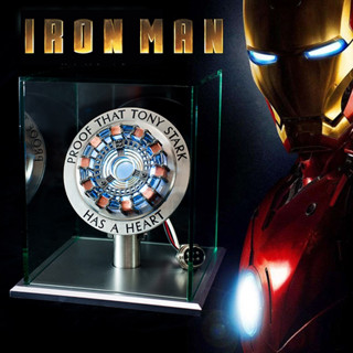 💥 โคมไฟตั้งโต๊ะพร้อมตู้ไฟอะครีลิค เตาปฎิกรณ์อาร์ค Arc Reactor ของ IRON MAN ไอร่อนแมน โทนี่สตาร์ค Tony Stark