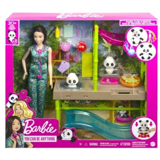 Barbie set Panda care & rescue center