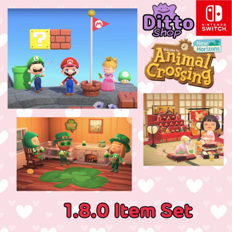 Animal Crossing New Horizons 1.8.0 Items Shopee Thailand