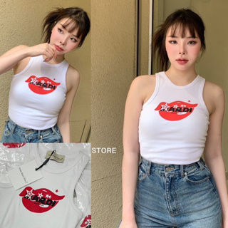 👄mardi tank top”เสื้อกล้าม แบรนด์ดังสุดฮอตฮิตตลอดกาล!! แมทซ์ง่าย ใส่ยังไงก็ไม่มีเอ้าท์ เนื้อผ้าร่อง นุ่มยืด ใส่สบาย