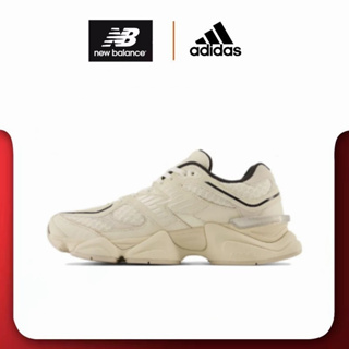 New Balance 9060 cream-grey Sports shoes style ของแท้ 100 %Running shoes