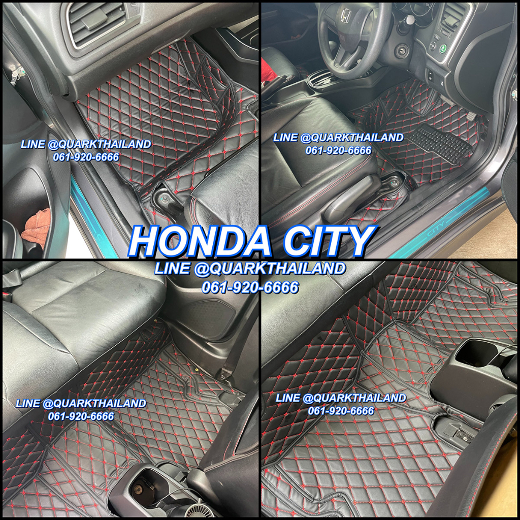 ขายดี-ฟรีแถม3-พรม6d-honda-city-ของแท้-รุ่นหนา-ตรงรุ่น-เข้ารูป-ติดตั้งง่าย