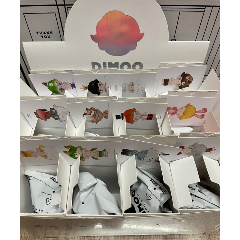 dimoo retro series ไม่มีกล่องใหญ่ แกะเช็คการ์ดไม่แกะตัว ครบ12ตัว ...