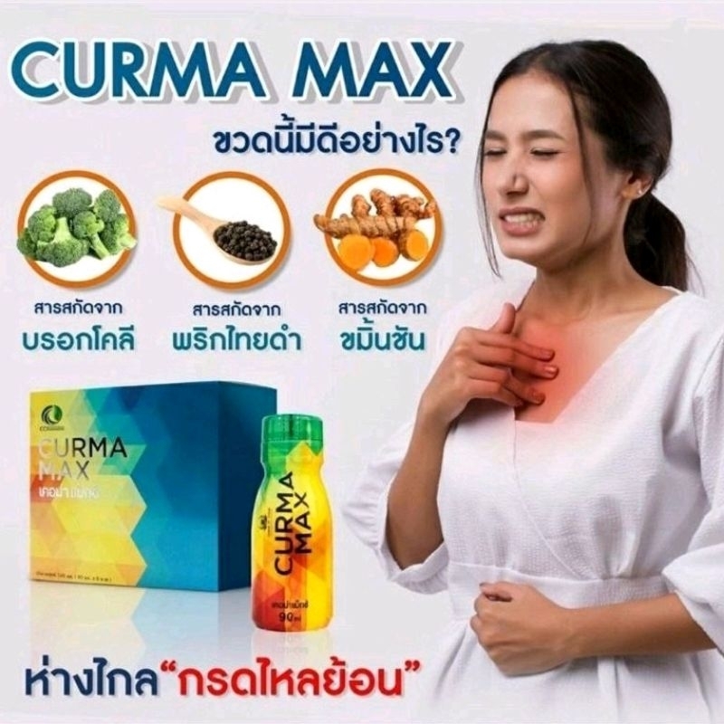 เคอม่าแม็กซ์-curma-max-เครื่องดื่มสมุนไพร-สารสกัดจาก-ขมิ้นชันช่วยบรรเทาอาการ-กรดไหลย้อน-โรคกระเพาะ