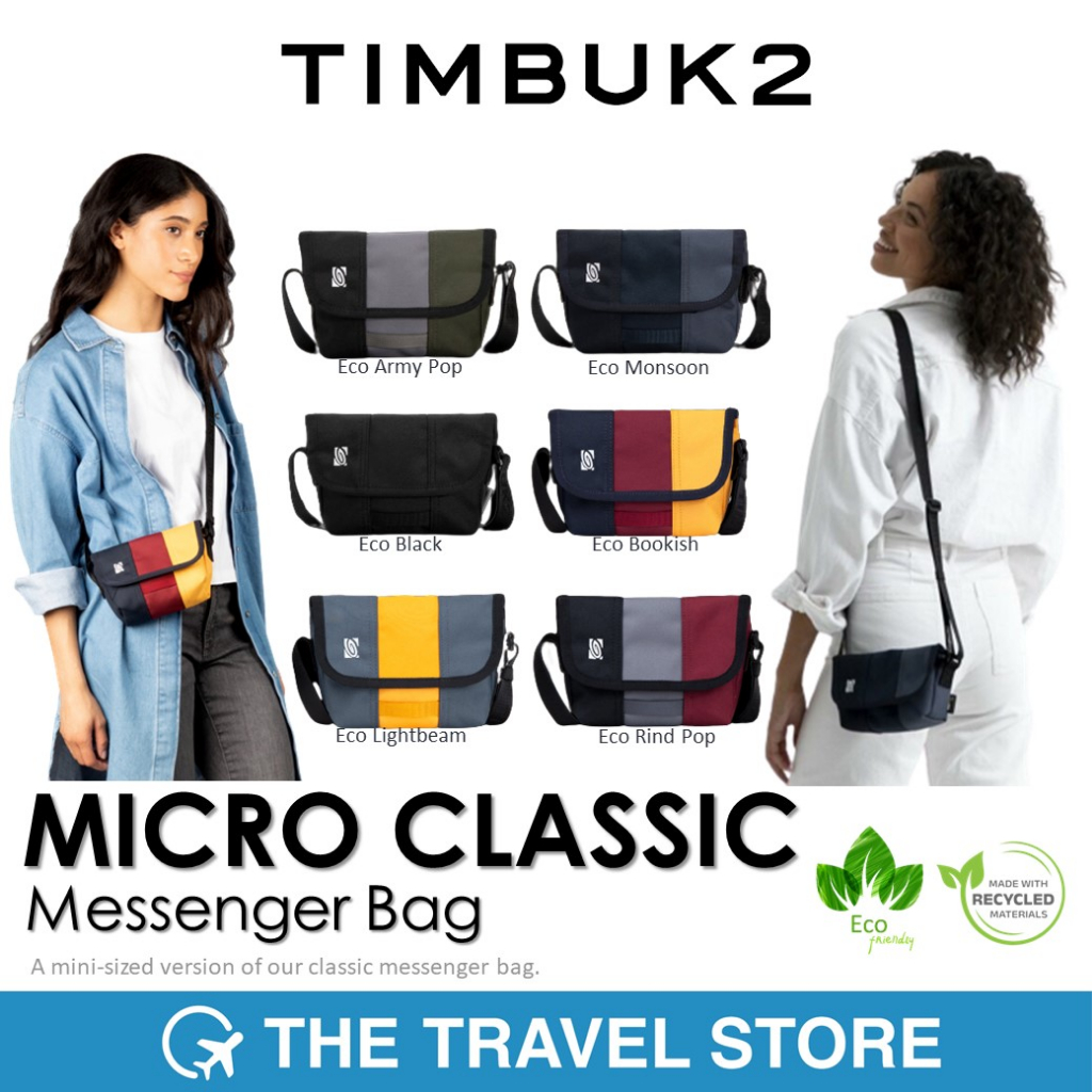 Timbuk2 Micro Classic Messenger Bag - Eco Army Pop