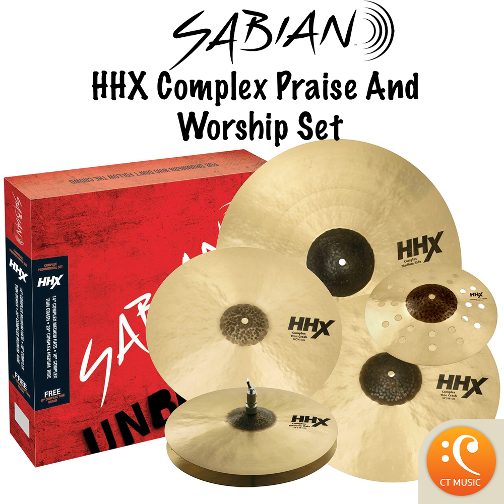 sabian-hhx-complex-praise-and-worship-set-ฉาบชุด-cymbal-set