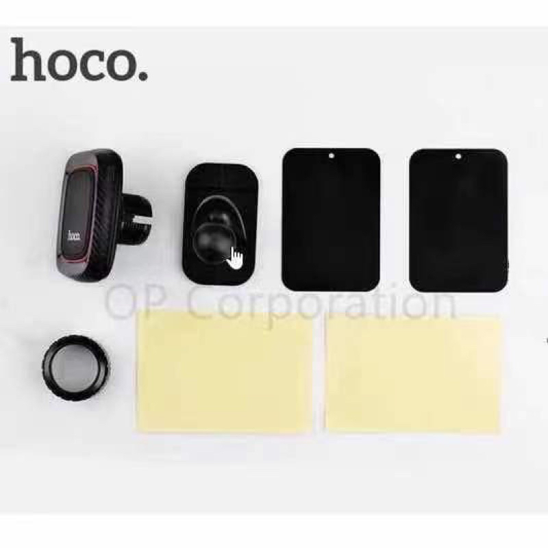hoco-ca24-magnetic-car-holder-ที่วางโทรศัพท์มือถือในรถยนต์ติดคอนโซลรถ-แบบแม่เหล็ก