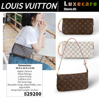 หลุยส์วิตตอง👜Louis Vuitton Women/Shoulder Bag สุภาพสตรี/กระเป๋าสะพาย/กระเป๋าใต้วงแขน/กระเป๋าใส่อุปกรณ์ 1