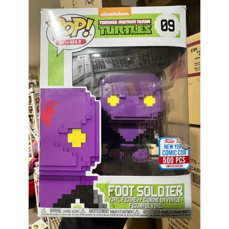 pop-funko-tmnt-teenage-mutant-ninja-turtles-foot-soldier-8-bit-rare-ของแท้-มือหนึ่ง-100