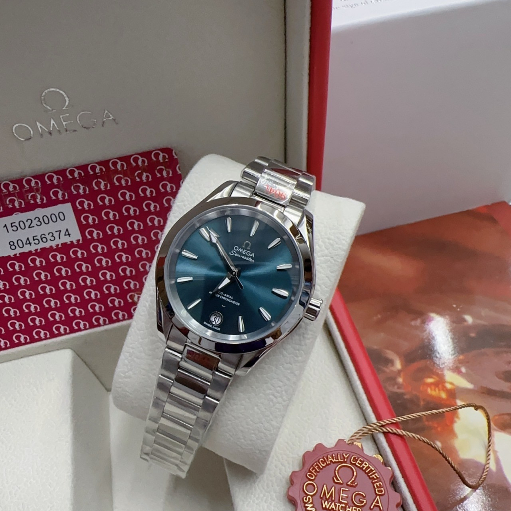 นาฬิกาข้อมือ O M G งานออริเทียบแท้ Size 34mm ระบบ ออโต้ มี5สี | Shopee ...
