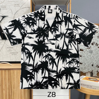 Sale🔥🔥 เสื้อ Oversize Hawaii เสื้อฮาวาย Z8 ลาย minimal เกาหลี เข้าได้กับทุกลุกส์ Mix &amp; Match ง่าย