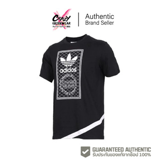 เสื้อ Adidas originals mesh Logo Printing Sports Round Neck Short Sleeve Black (CW5173)