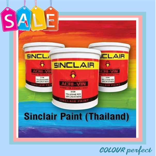 ส่งทันที-แม่สี-แม่สีน้ำ-ซินแคลร์-sinclair-ขนาดแกลลอน-ครบทุกสี