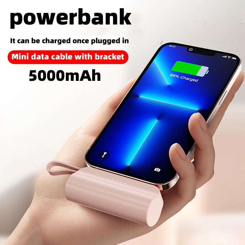 september-พาวเวอร์แบงค์-5000mah-powerbank-แบบพกพา-พลังงานมือถือ-การชาร์จเร็ว-แบตเตอรี่สำรอง