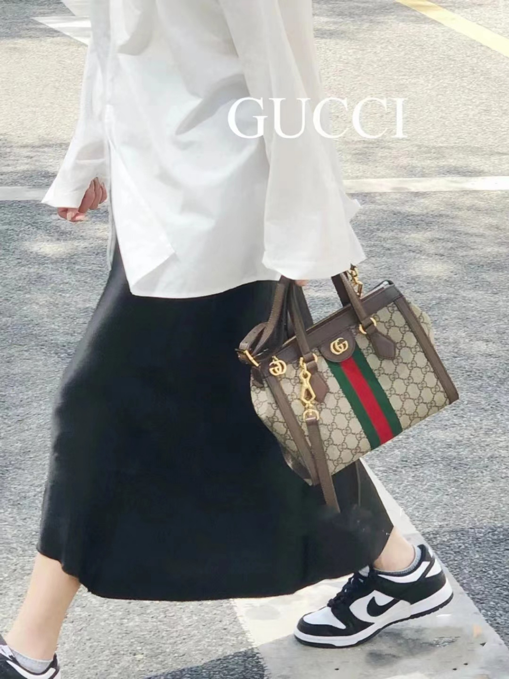 กุชชี่-gucci-ophidia-series-gg-กระเป๋าโท้ทใบเล็ก-กระเป๋าผู้หญิง-กระเป๋าร่อซู้ล