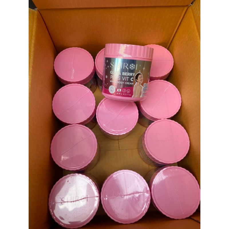 ของแท้-ครีมกลูต้าเบอรี่พลัส-วิตซี-ชิโรอิ-shiroi-ผิวกระจ่างใส-ผิวขาว-ลดรอยแตก-ผิวแข็งแรง