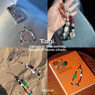 (PRE-ORDER) Tagi. imagine the sandy beach Phone chain — สายห้อยเคสมือถือ