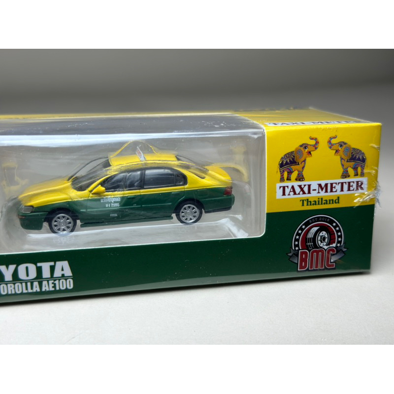 toyota-1996-corolla-ae100-thai-taxi-meter-scale-1-64-ยี่ห้อ-bm-creation