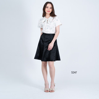 AMILA Skirt AM-S247 เจคการ์ด แบบสั้น IGPU23-2