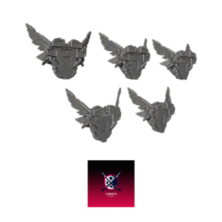 Grimdark scifi miniatures parts Jetpacks Winged03