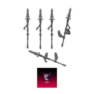 Grimdark scifi miniatures parts Spear01