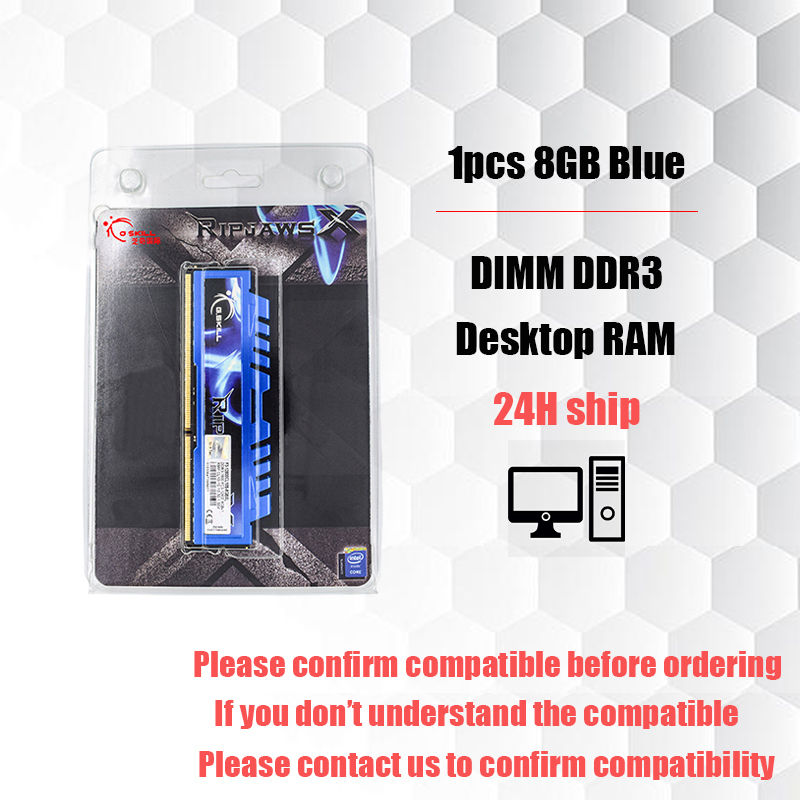 G.SKILL Value 8GB DDR3 1600 MHz PC3-12800U CL11 RAM Per Desktop - Modulo Singolo 240 Pin - Foto 5