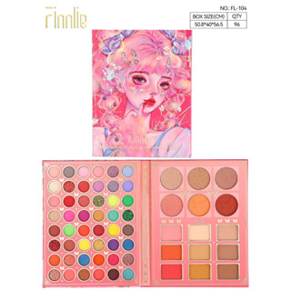 พาเลทอายแชโดว์ Rinnlie SHADOW &amp; LIGHT &amp; SHADOW BLOSHER FL104