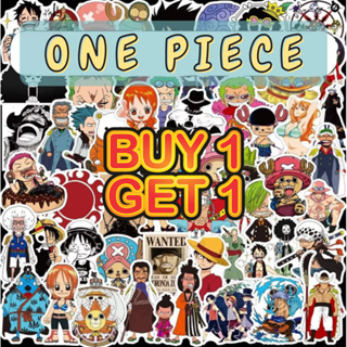 ภาพหน้าปกสินค้า🆓1 FREE 1🆓 สติ๊กเกอร์ One Piece 100 ชิ้น Dicut แล้ว ที่เกี่ยวข้อง